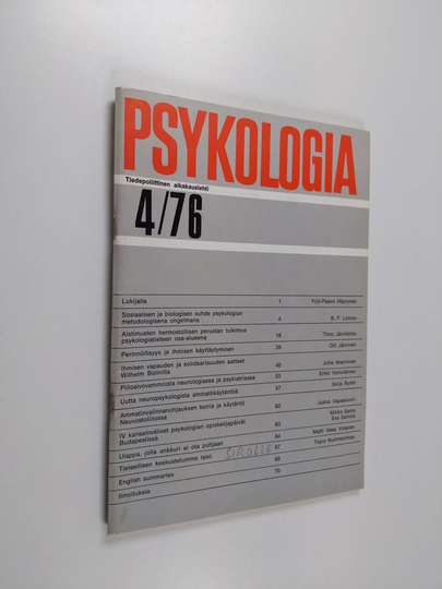 Psykologia 4/1976