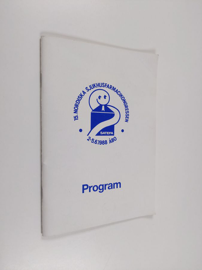 15. Nordiska Sjukhusfarmacikongressen 2.-5.6.1988 Åbo, Finland