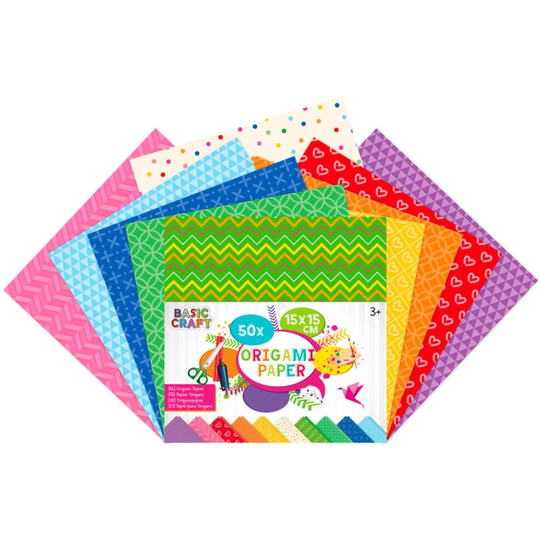 Grafix Origami paper 15cm 50-pack