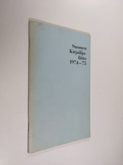 Suomen kirjailijaliitto 1974-75