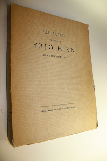 Gunnar Castren : Festskrift tillägnad Yrjö Hirn den 7 december 1930