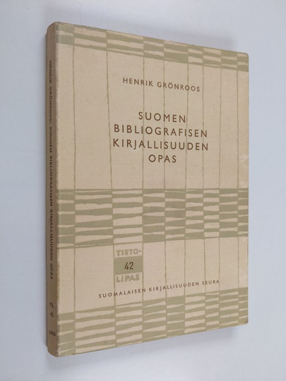 Henrik Grönroos : Suomen bibliografisen kirjallisuuden opas