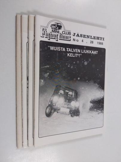 Mini Club Flying Finns jäsenlehti 1-4/1988