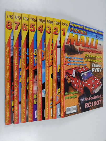 Pienoismalli vuosikerta 1996 (1-8)