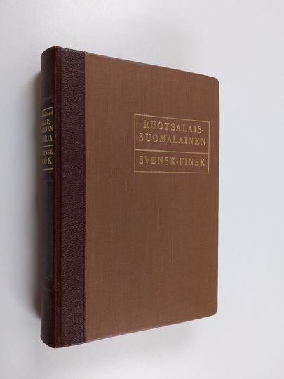 Lauri Hirvensalo : Ruotsalais-suomalainen sanakirja = Svensk-finsk ordbok