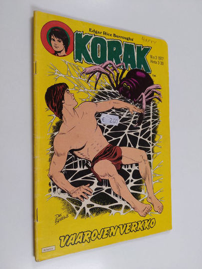 Edgar Rice Burroughs : Korak 3/1977 : Vaarojen verkko