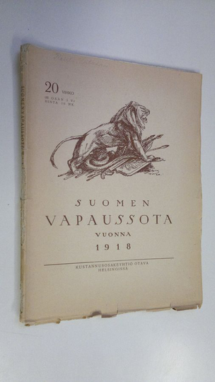 Suomen vapaussota vuonna 1918 20. vihko