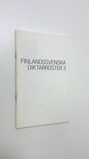 Finlandssvenska diktarröster 3