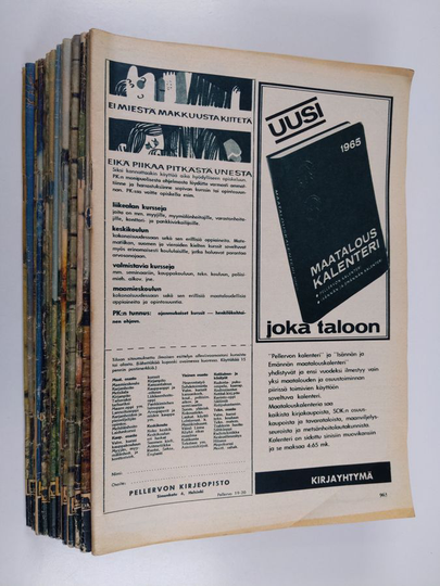 Pellervo vuosikerta 1964 n:ot 1-20 (16 lehteä)