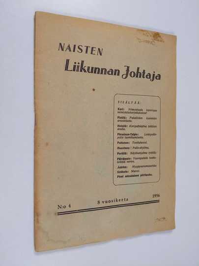 Naisten liikunnan johtaja 4/1956