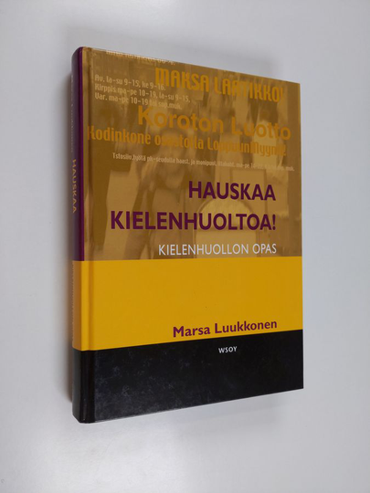 Marsa Luukkonen : Hauskaa kielenhuoltoa! : kirjoittajan opas