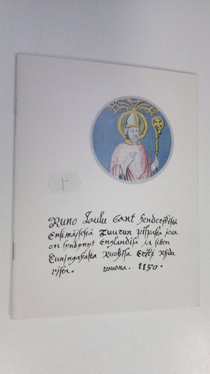 Urpo Vento (toim.) : Piispa Henrikin surmavirsi = The ballad of the death of Bishop Henry : Suomalaisen kirjallisuuden seuran kansanrunousarkiston ...
