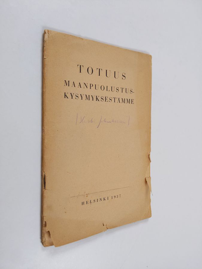 Heikki Jahnukainen : Totuus maanpuolustuskysymyksestämme