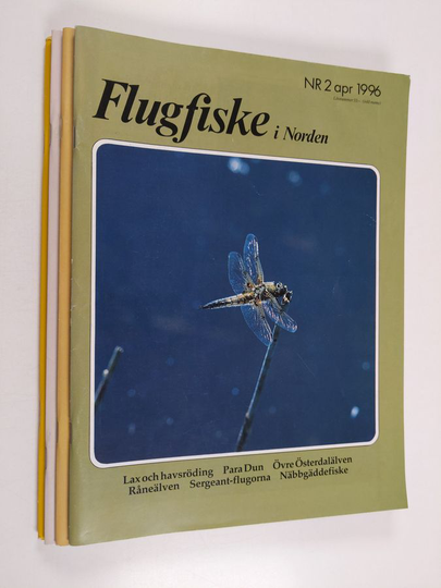 Flugfiske i Norden vuosikerta 1996 (n:ot 2-6,puuttuu n:o 1)