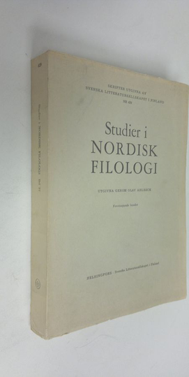 Bertel Fortelius : Studier i nordisk filologi bd 57 : Nya Historia Trojana -studier : Översättningsteknik, stil, syntax, lånord