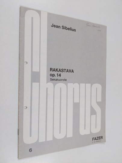 Jean Sibelius : Rakastava : Op. 14 : Sekakuorolle
