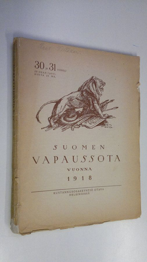 Suomen vapaussota vuonna 1918 30-31. vihko