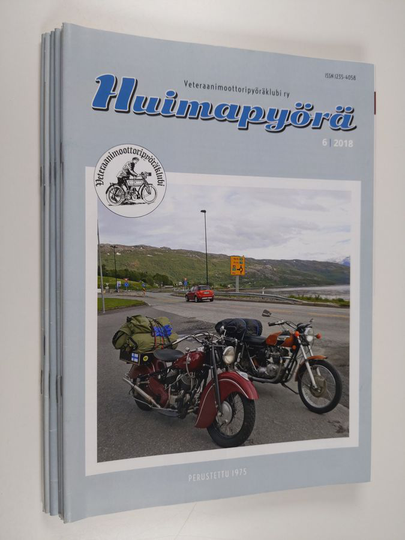 Huimapyörä 2018 : veteraanimoottoripyöräklubi ry:n jäsenlehti (vuosikerta 6 numeroa)