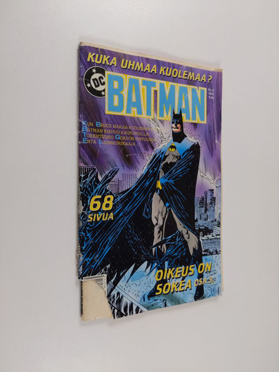 DC Batman No 4 / 1990 : Oikeus on sokea osa 3
