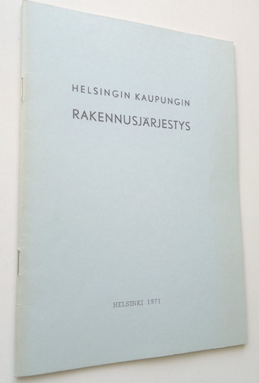 Helsingin kaupungin rakennusjärjestys 1971