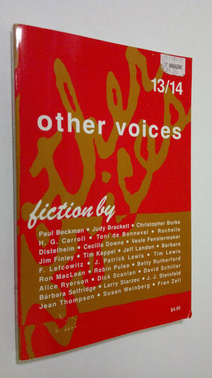 Dolores Weinberg : Other Voices 13/14 - Winter, 1990/91
