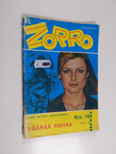 Juan Batiste Montauban : El Zorro nro 199 9/1975 : Väärää rahaa