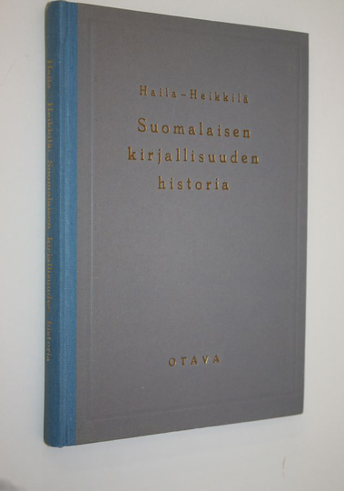 V. A. Haila : Suomalaisen kirjallisuuden historia