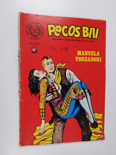 Pecos Bill : Texasin tarunomainen sankari nro 11/1971 ; Manuela toreadori