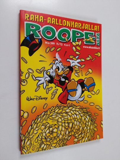 Walt Disney : Roope-setä : n:o 399 : [11/12] Raha-aallonharjalla!