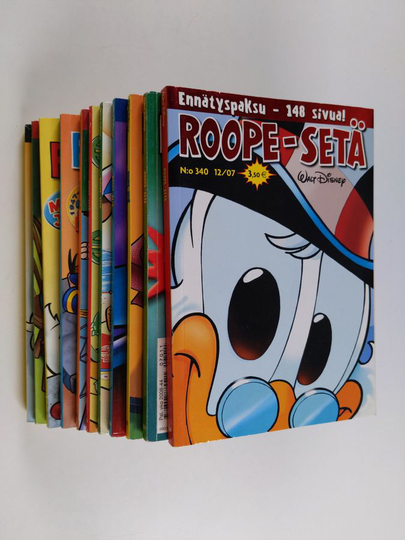 Roope-Setä vuosikerta 2007 (1-12, puuttuu nro 10)