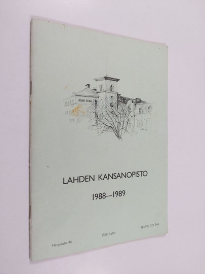 Lahden kansanopisto 1988-1989