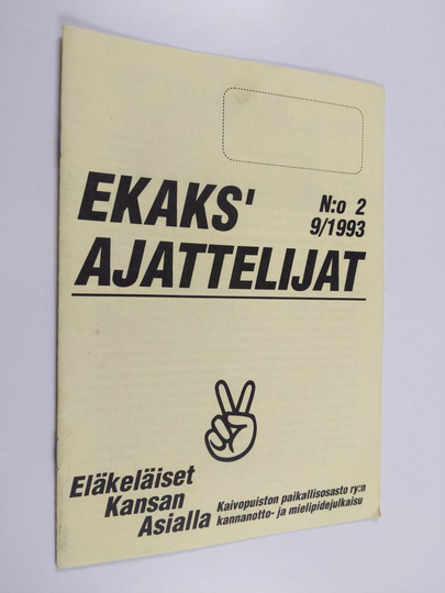 Ekaks' ajattelijat 2/1993