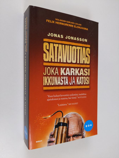 Jonas Jonasson : Satavuotias joka karkasi ikkunasta ja katosi