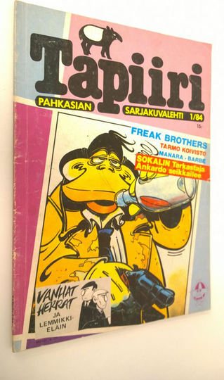 Juha Ruusuvuori (toim.) : Tapiiri : Pahkasian sarjakuvalehti 1/84