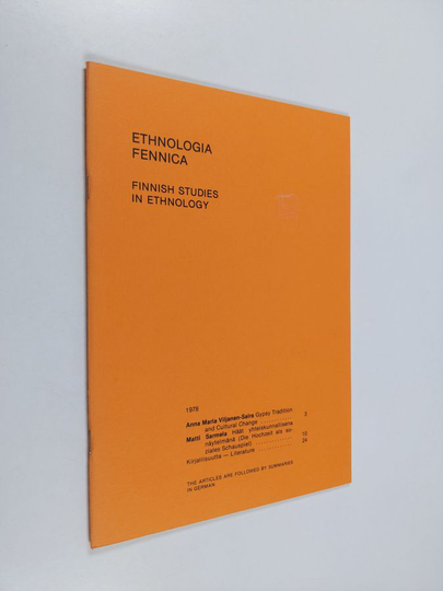 Ethnologia Fennica 1978