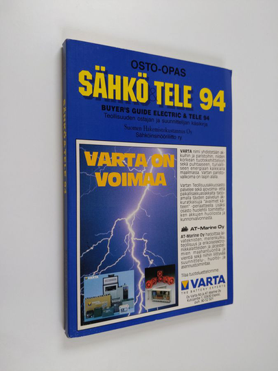 Osto-opas : Sähkö & tele 94 = Buyers guide electric & tele 94 : Teollisuuden ostajan ja suunnittelijan käsikirja