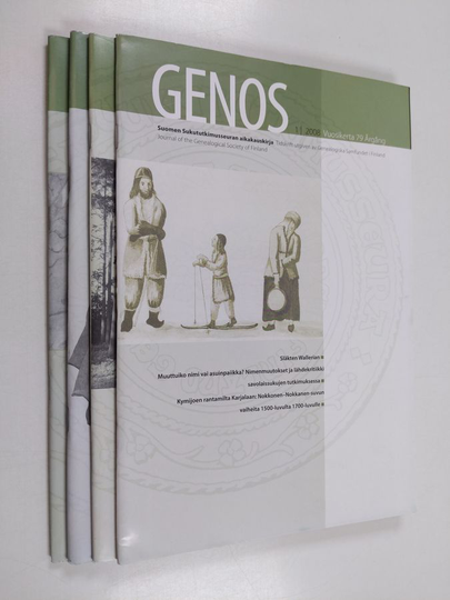 Genos vuosikerta 2008 (1-4)