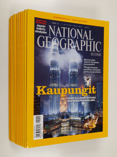 National Geographic Suomi vuosikerta 2011 (1-12)