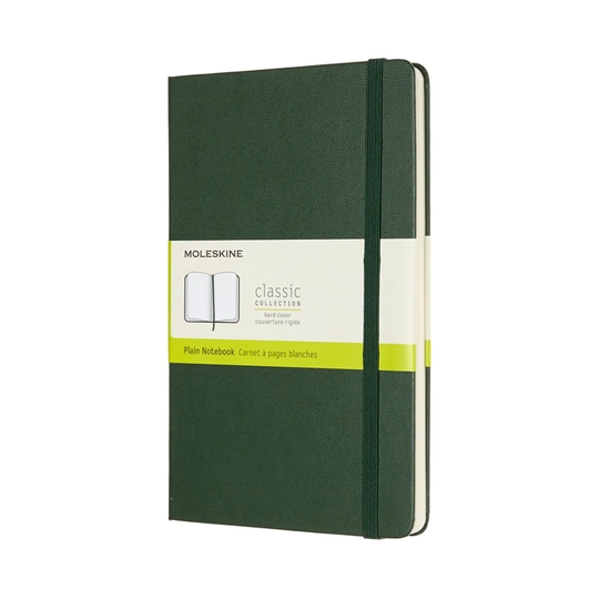 Moleskine Classic Hardcover Large Myrtle Green Plain