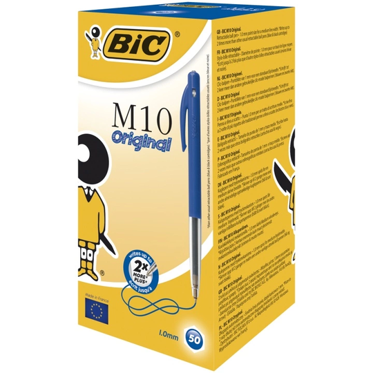 BIC M10 Original Kuitukärkikynä 50 kpl Black