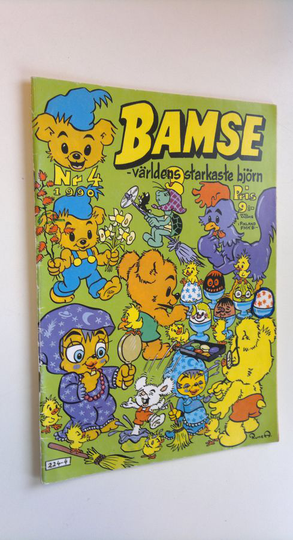 Rune Andreasson : Bamse - världens starkaste björn n:o 4/1990