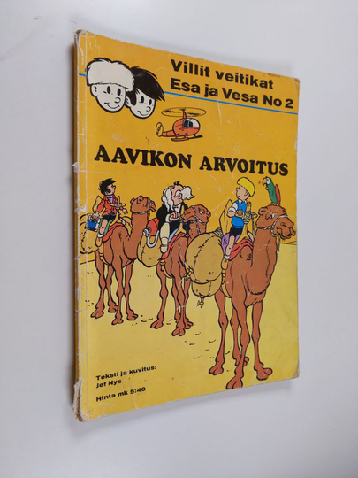 Jef Nys : Aavikon arvoitus : Esan ja Vesan ihmeelliset seikkailut