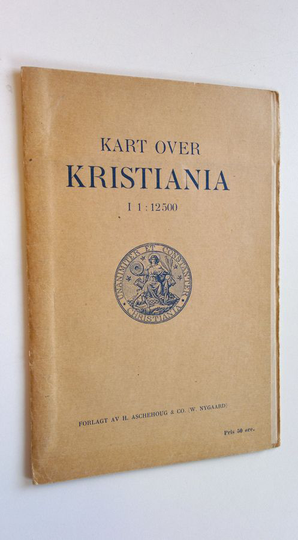 Kart over Kristiania I - 1 : 12500