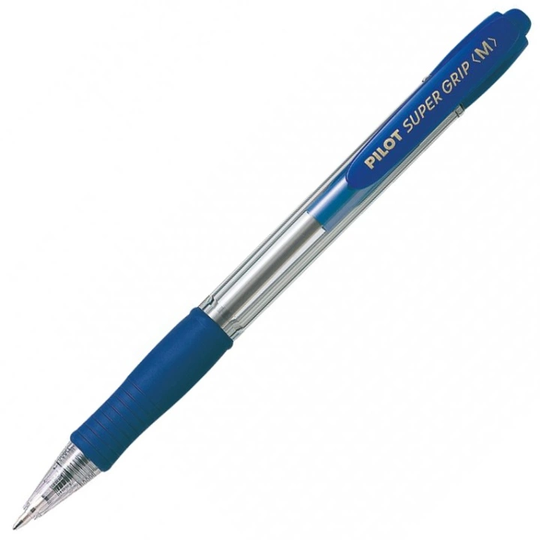 Pilot Kuulakärkikynä Super Grip Medium Black