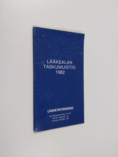 lääkealan taskumuistio 1982