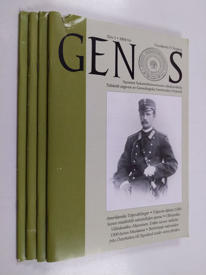 Genos vuosikerta 2004 (1-4) : Suomen sukututkimuksen aikakauskirja