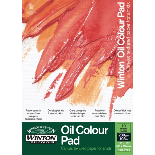 Winsor & Newton Winton Oil Colour Paper Pad 230g 35x25 cm