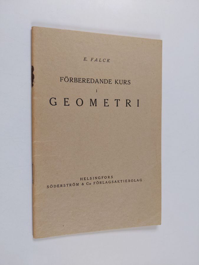 Erik Falck : Förberedande kurs i geometri