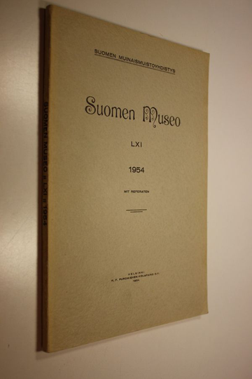 Lars Pettersson (toim.) : Suomen museo LXI 1954