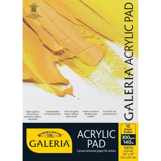 Winsor & Newton Galeria Akryylilehtiö 300g A4